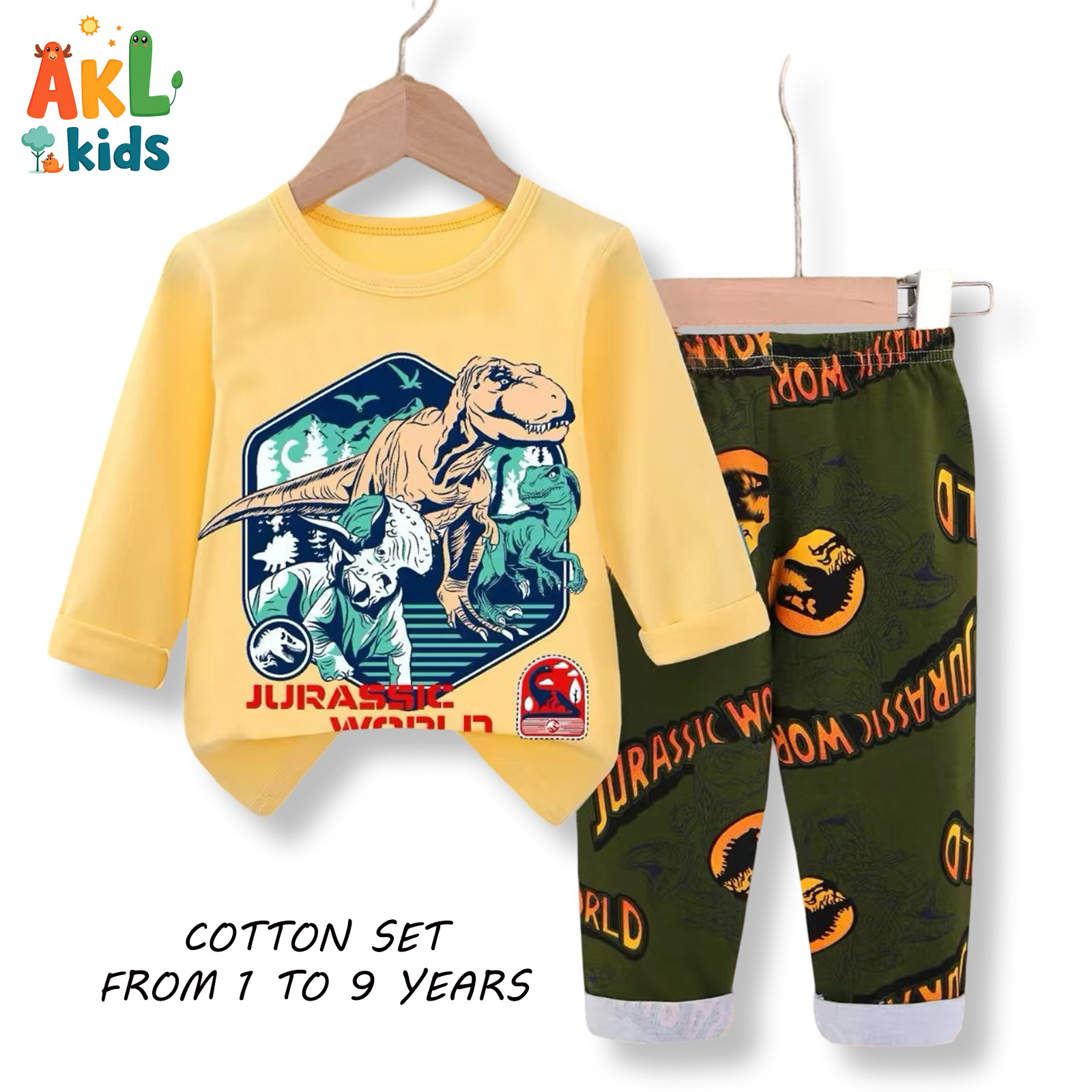Cotton Pjs Dino