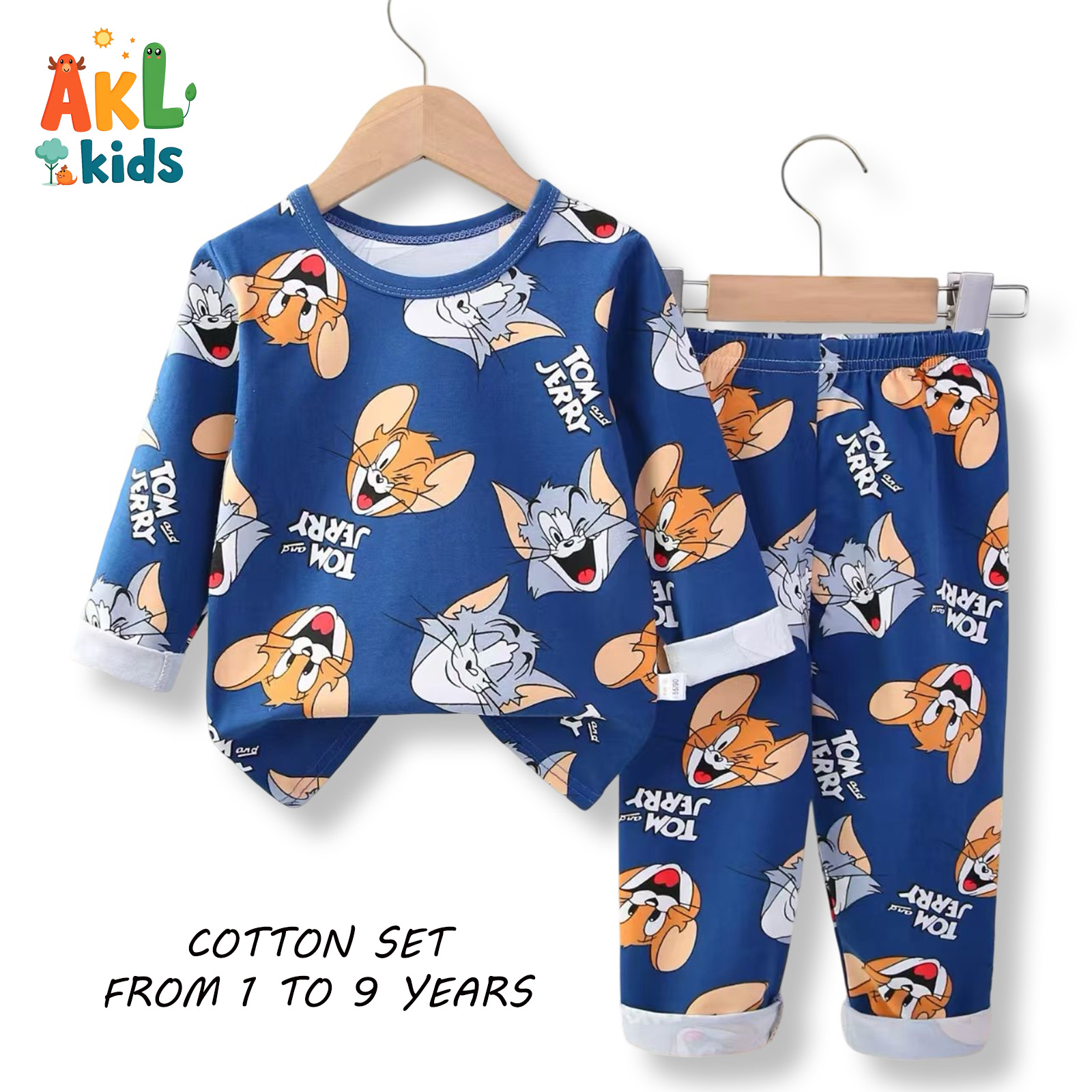 Cotton Pjs Tom and Jerry