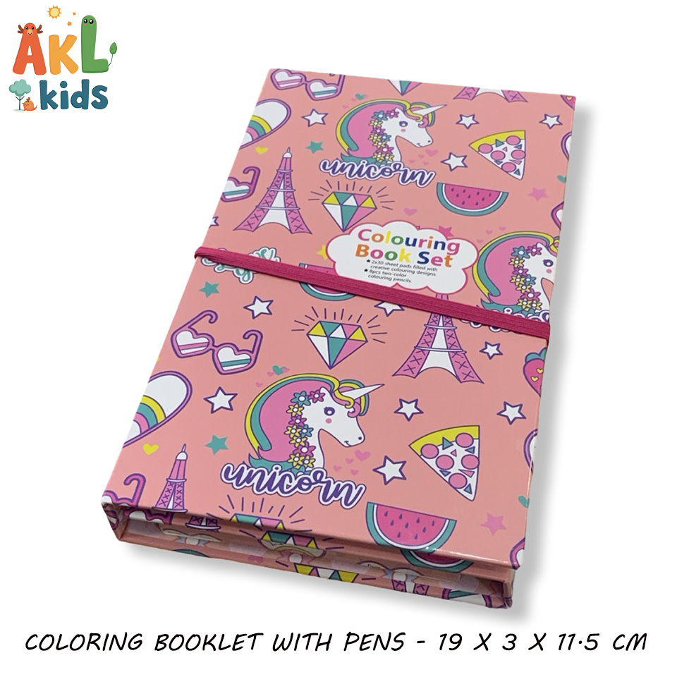 Coloring Booklet with Pens