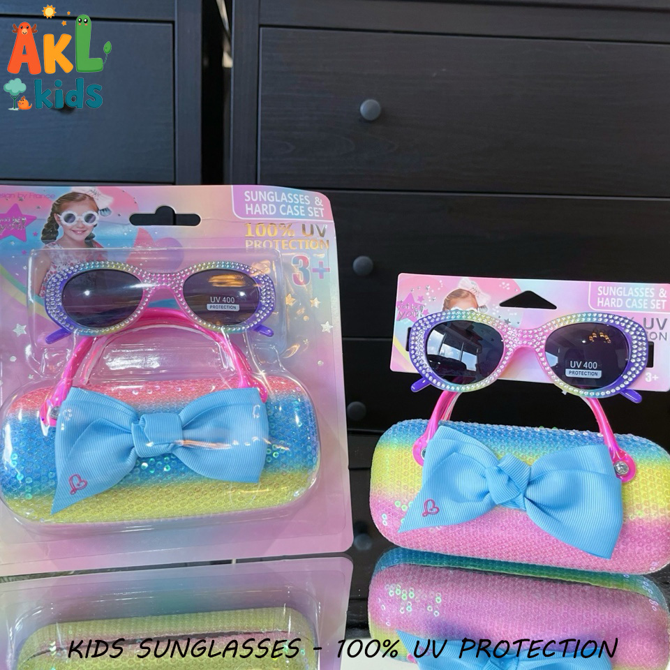 Sunglasses with Case Colored
