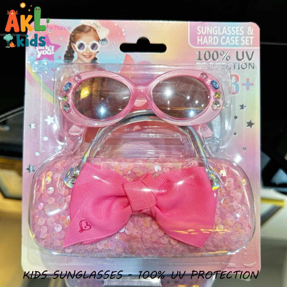 Sunglasses with Case Pink