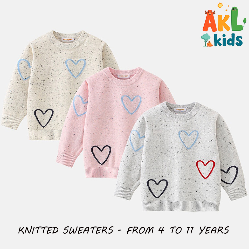 Knitted Cotton Kid's Sweater