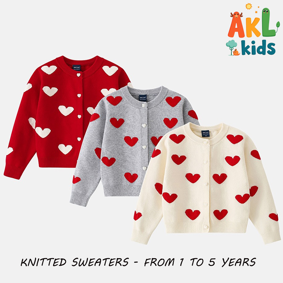 Knitted Cotton Kid's Sweater