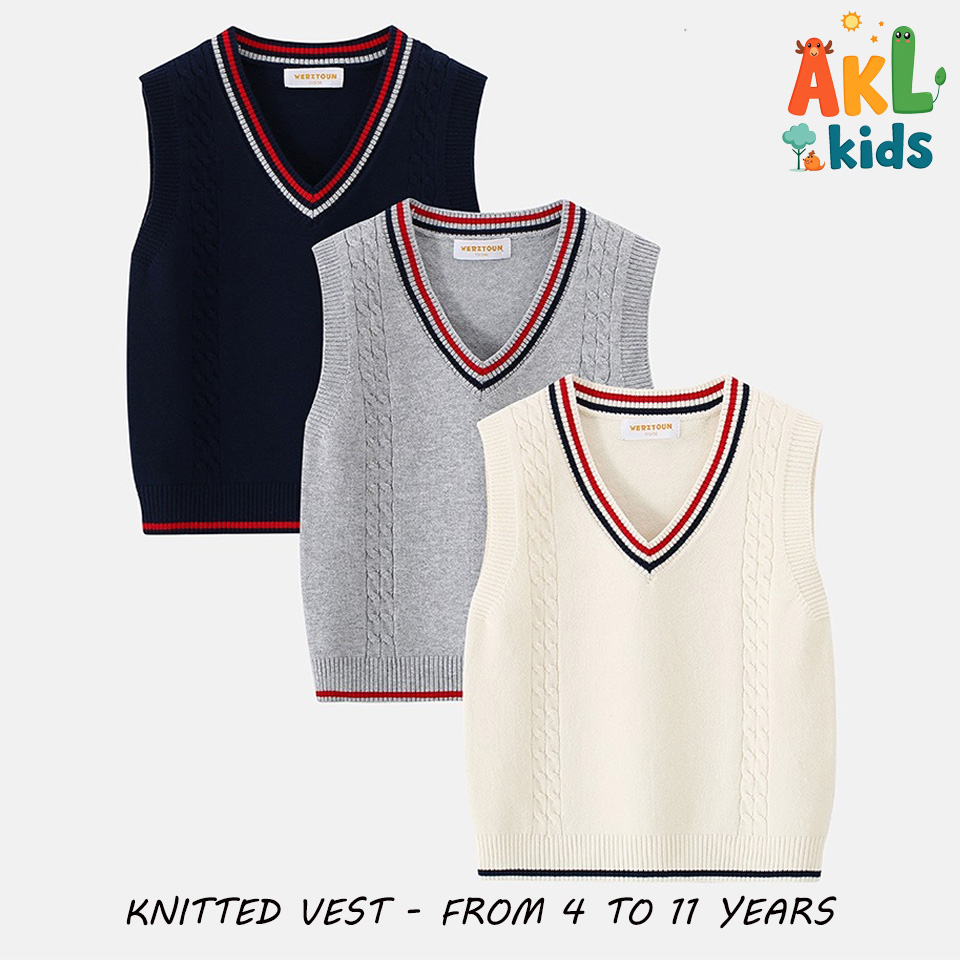 Knitted Cotton Kid's Vest