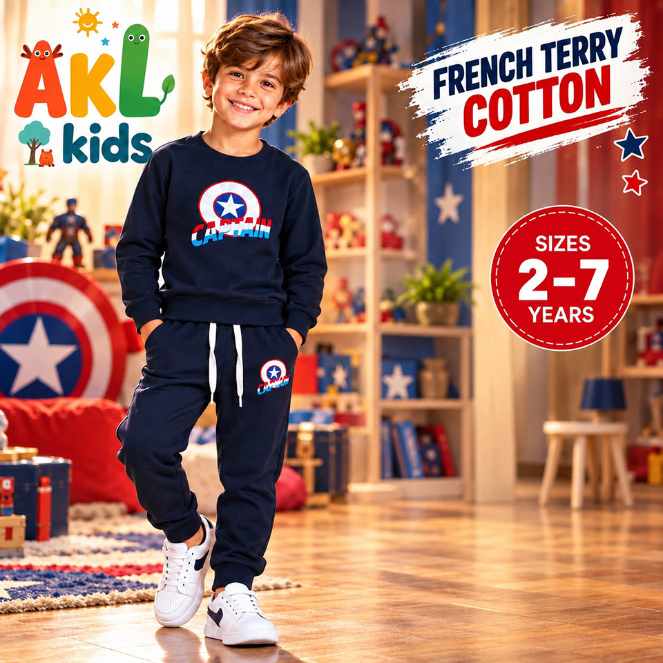 Kids Tracksuit - Navy