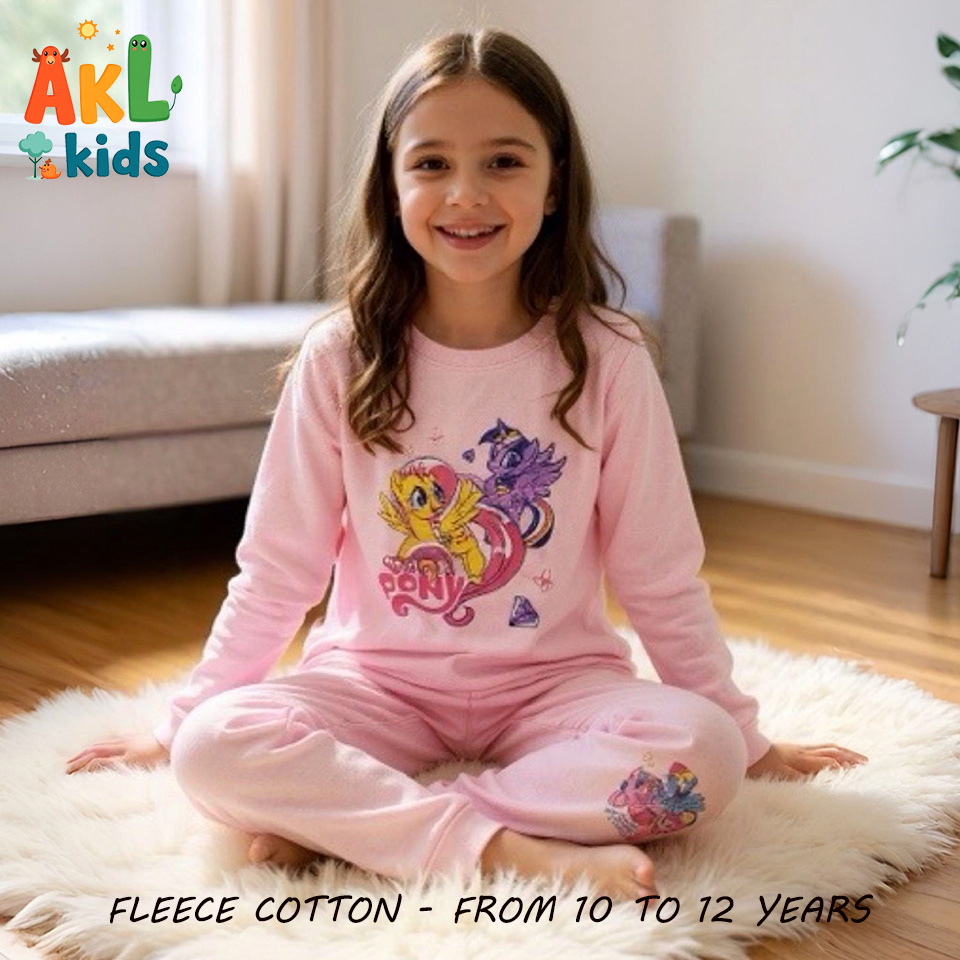 Fleece Cotton Pjs Unicorn