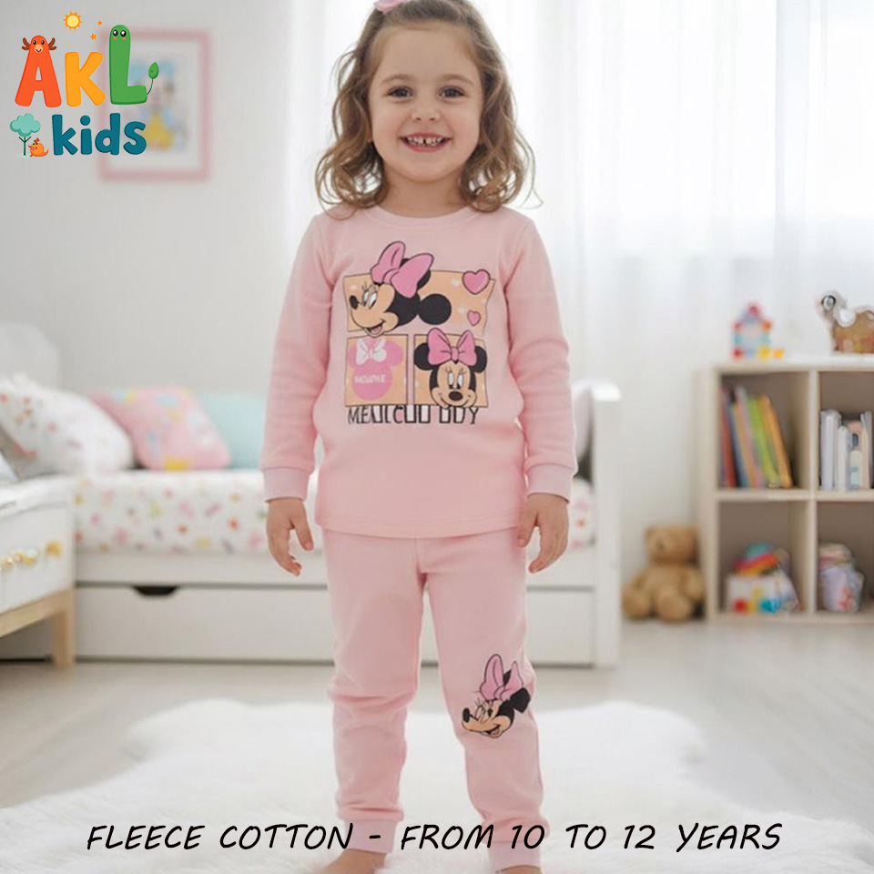 Fleece Cotton Pjs Minnie