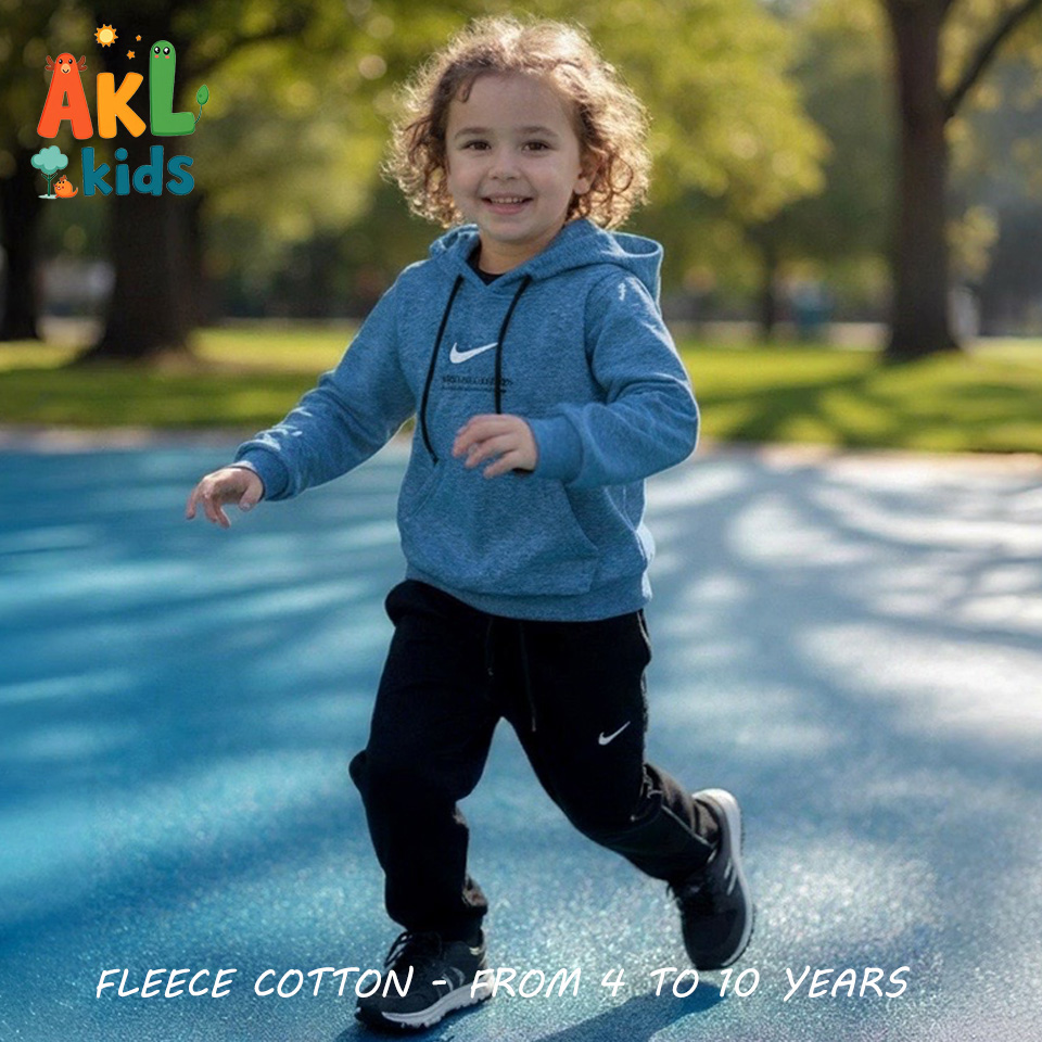 Fleece Kids Tracksuit - Blue