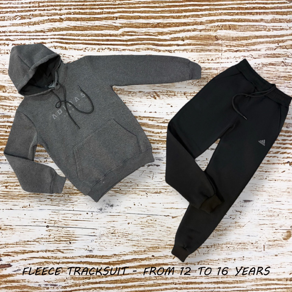 Fleece Kids Tracksuit - Antracite