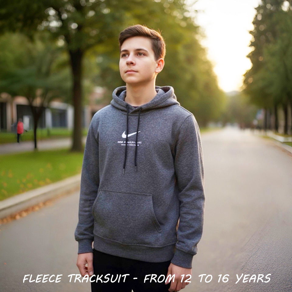 Fleece Kids Tracksuit - Antracite