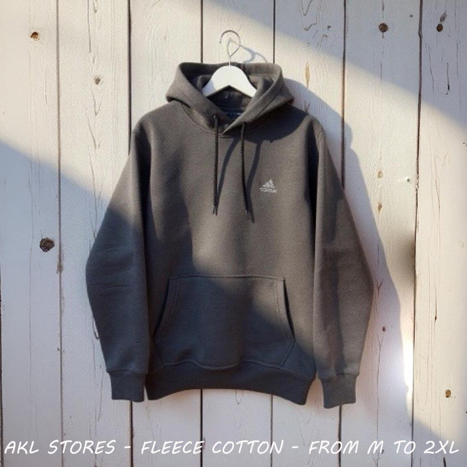 Fleece Hoddie Gray