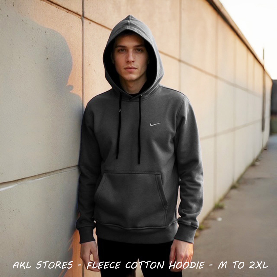 Fleece Hoddie Dark Gray