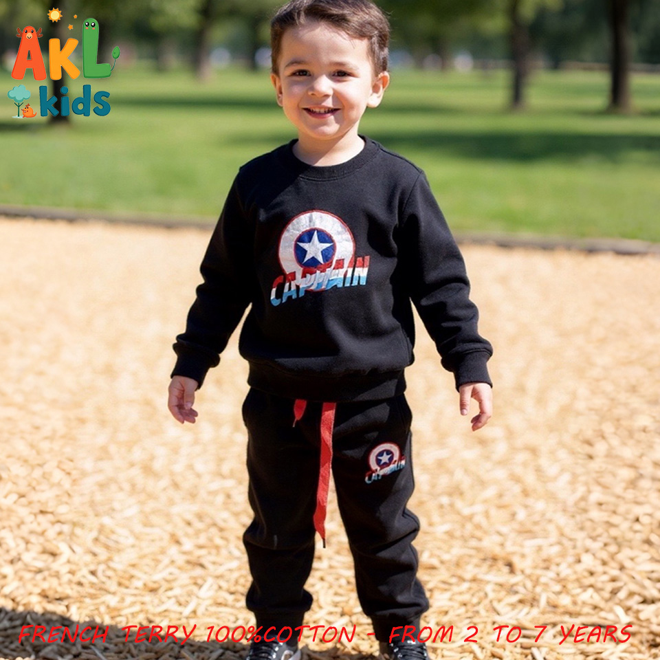 Kids Tracksuit - Black