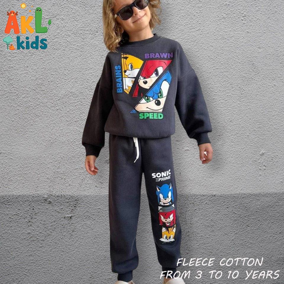 Fleece Kids Tracksuit Sonic