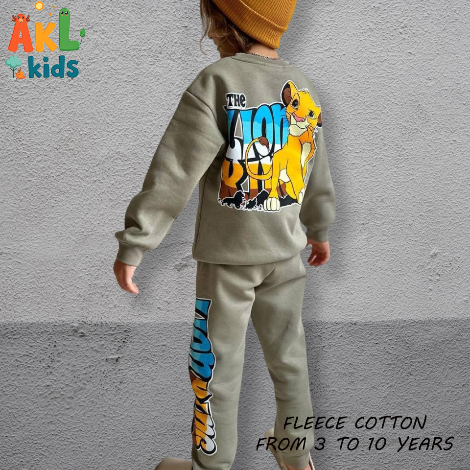 Fleece Kids Tracksuit Lion King