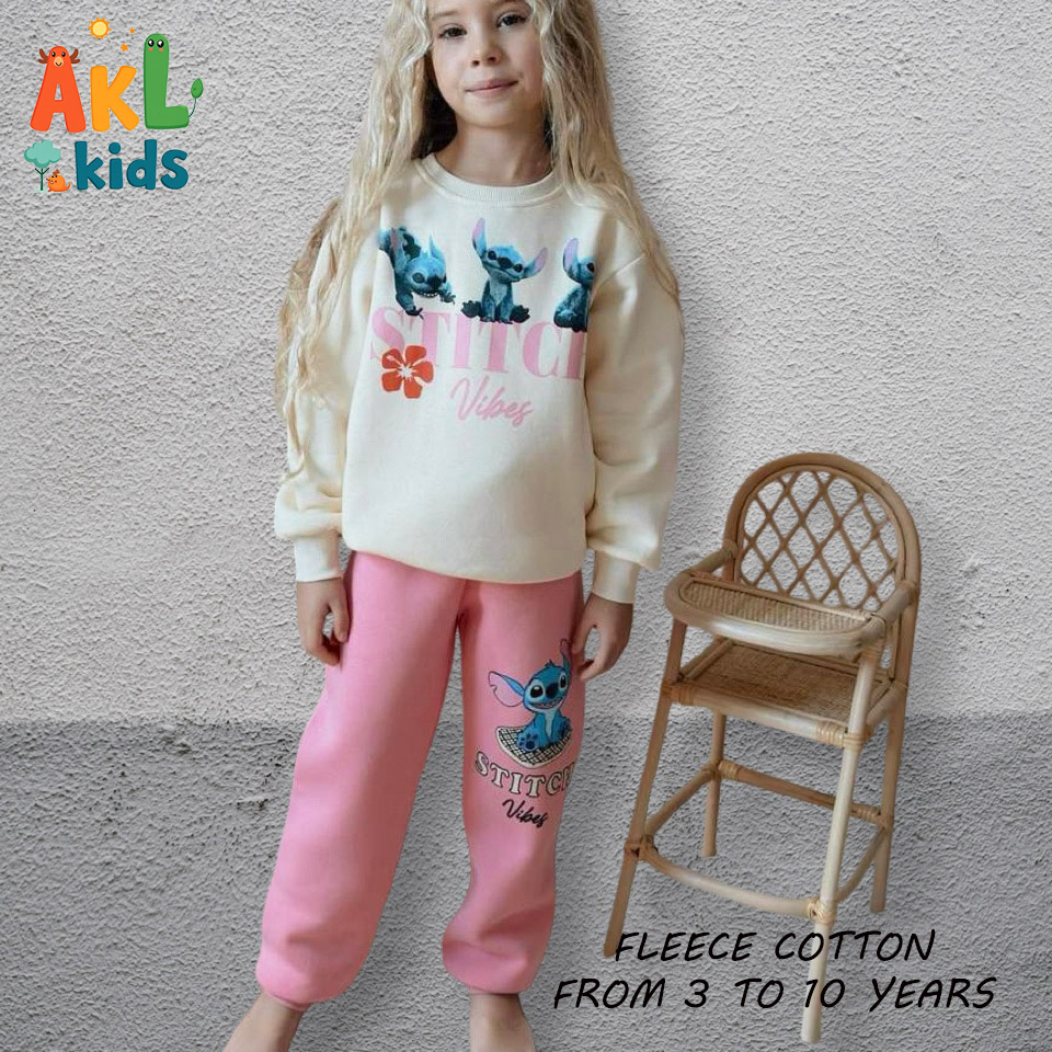 Fleece Kids Tracksuit Stitch