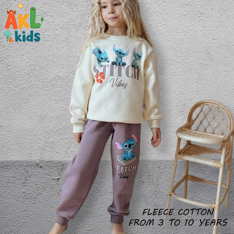 Fleece Kids Tracksuit Stitch