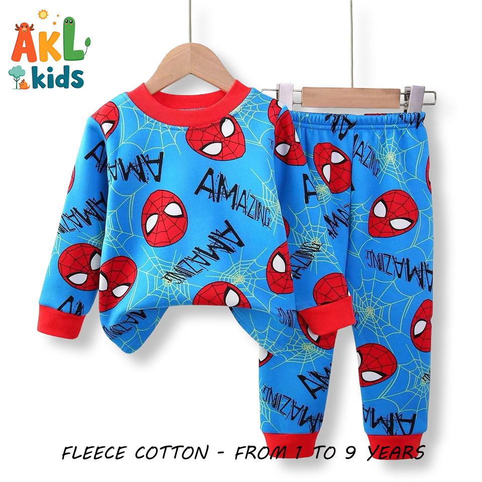 Fleece Cotton Pjs Spider
