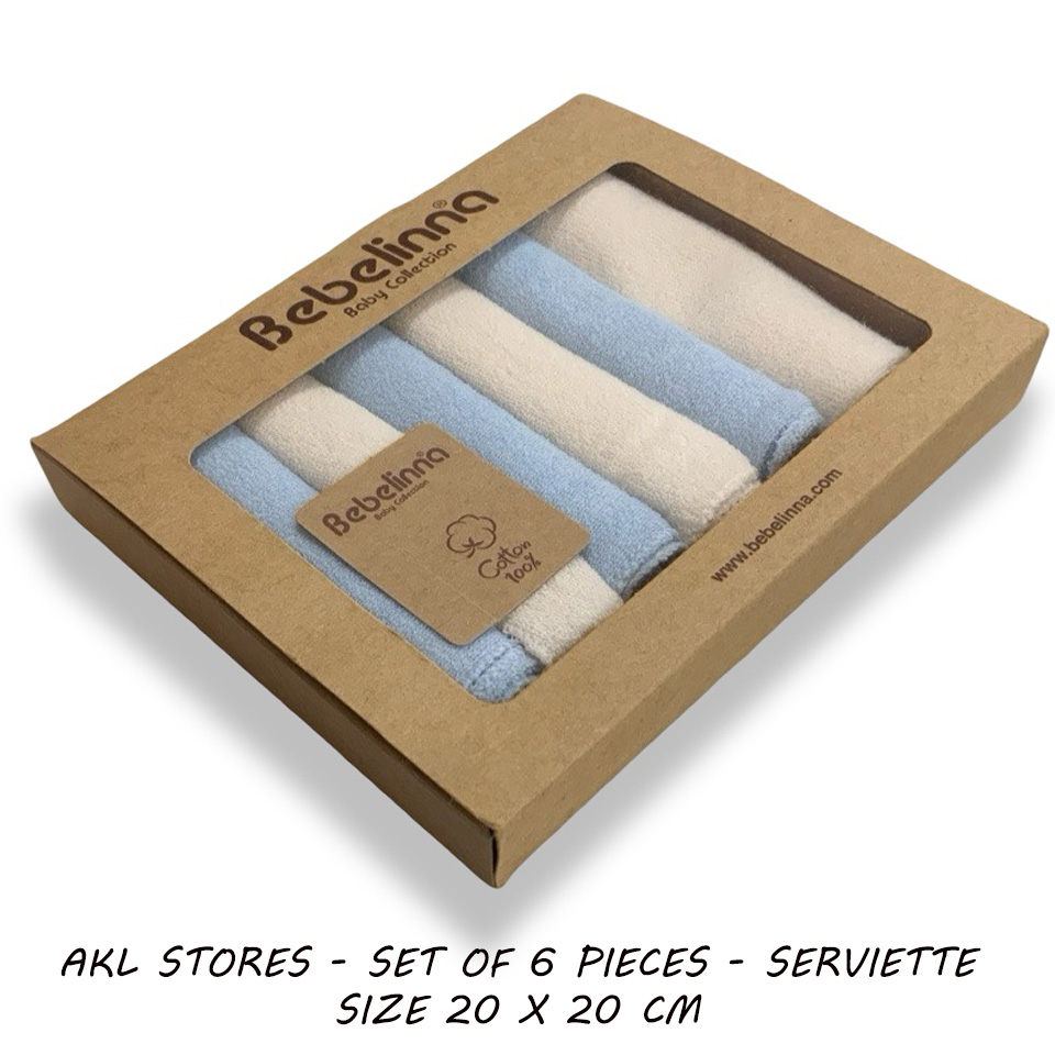 Pack of 6 Serviette  -20 x 20 Cm