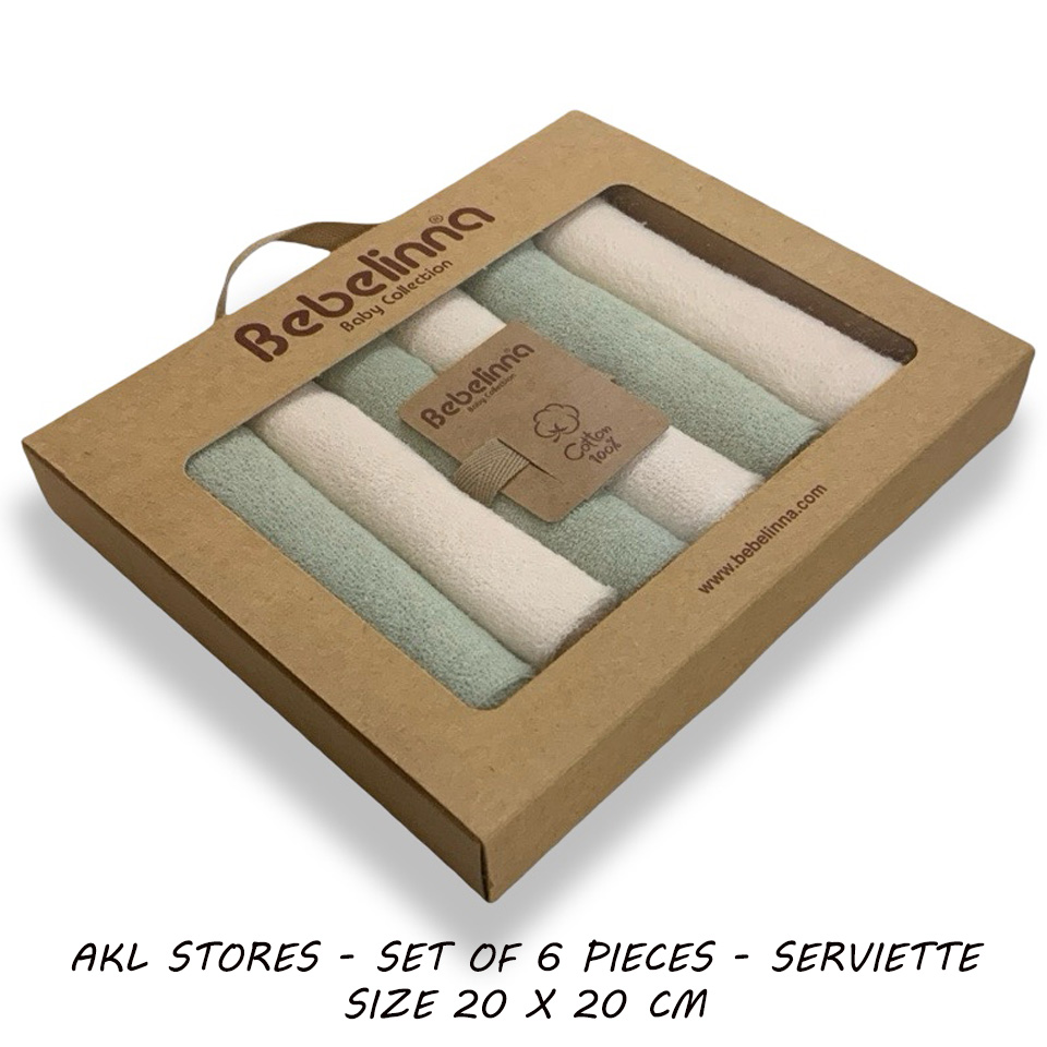 Pack of 6 Serviette  -20 x 20 Cm