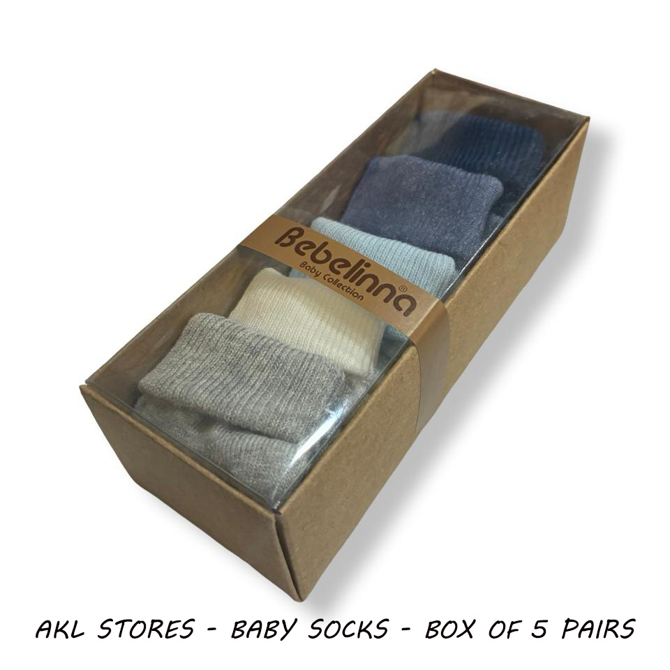 Baby Socks - Box of  5 pairs