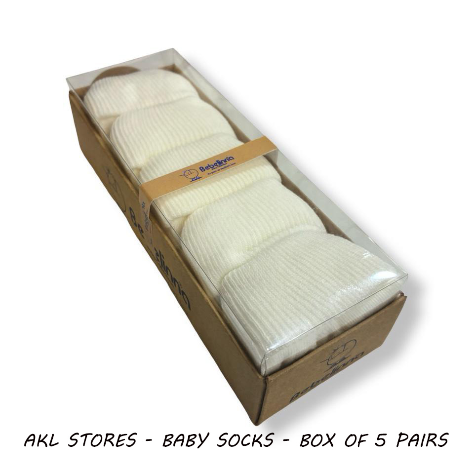 Baby Socks - Box of  5 pairs