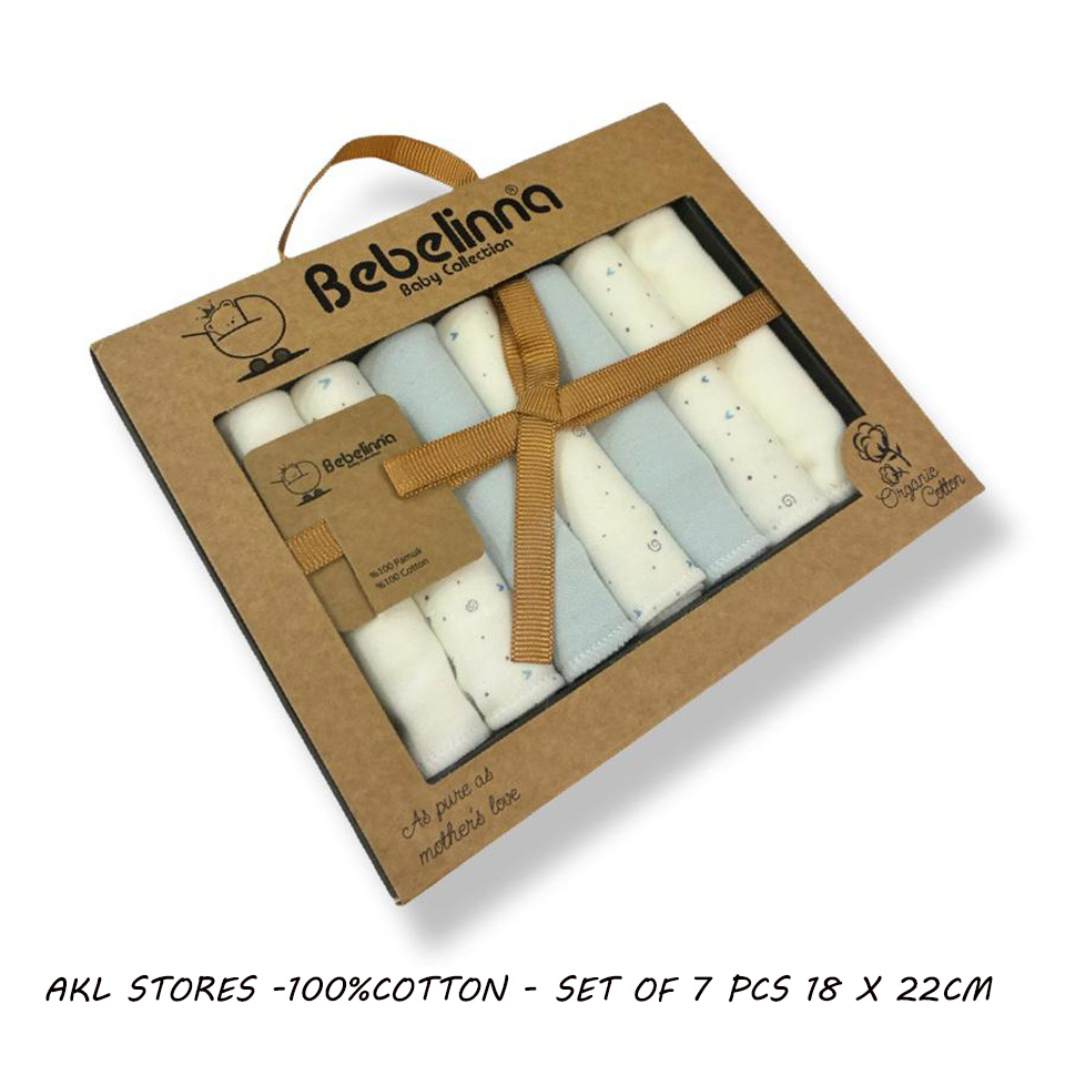 Pack of 7 towels -18 X 22 Cm