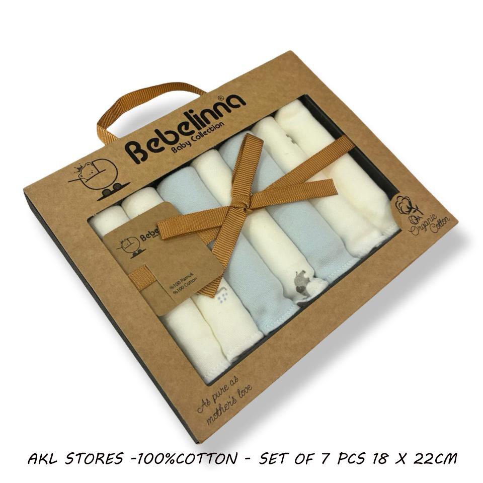 Pack of 7 towels -18 X 22 Cm