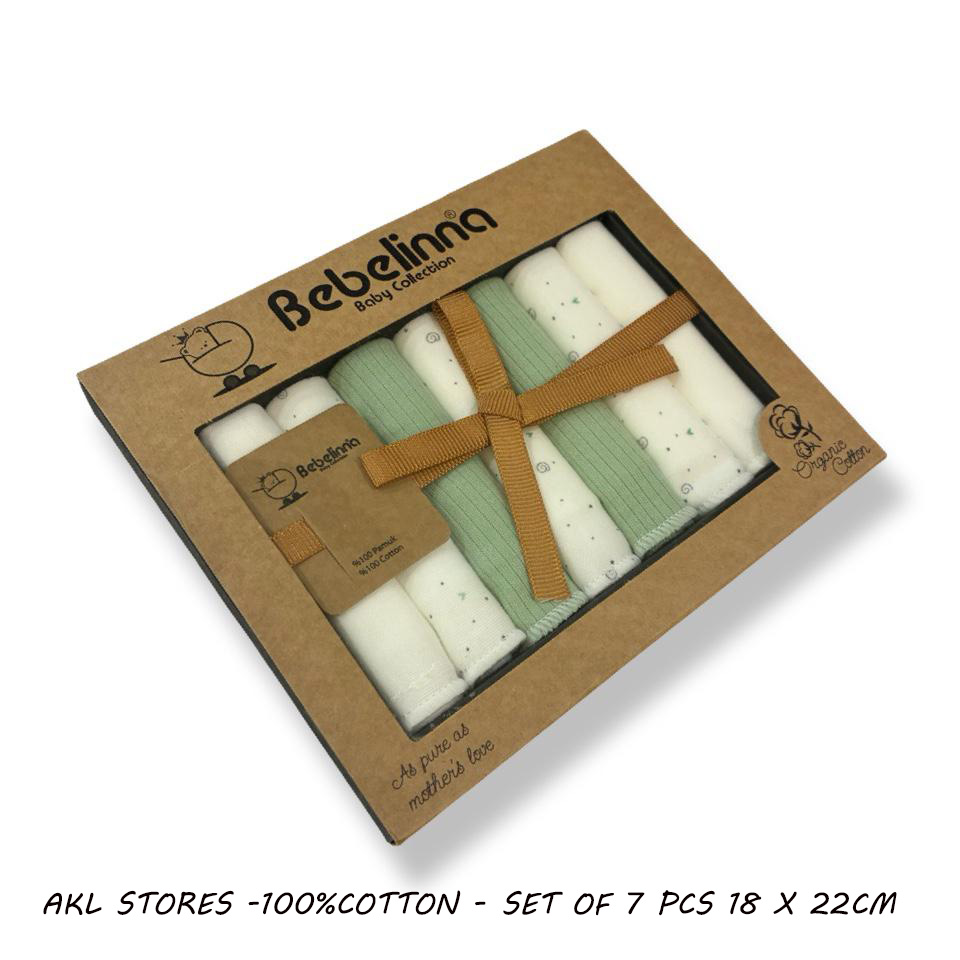 Pack of 7 towels -18 X 22 Cm