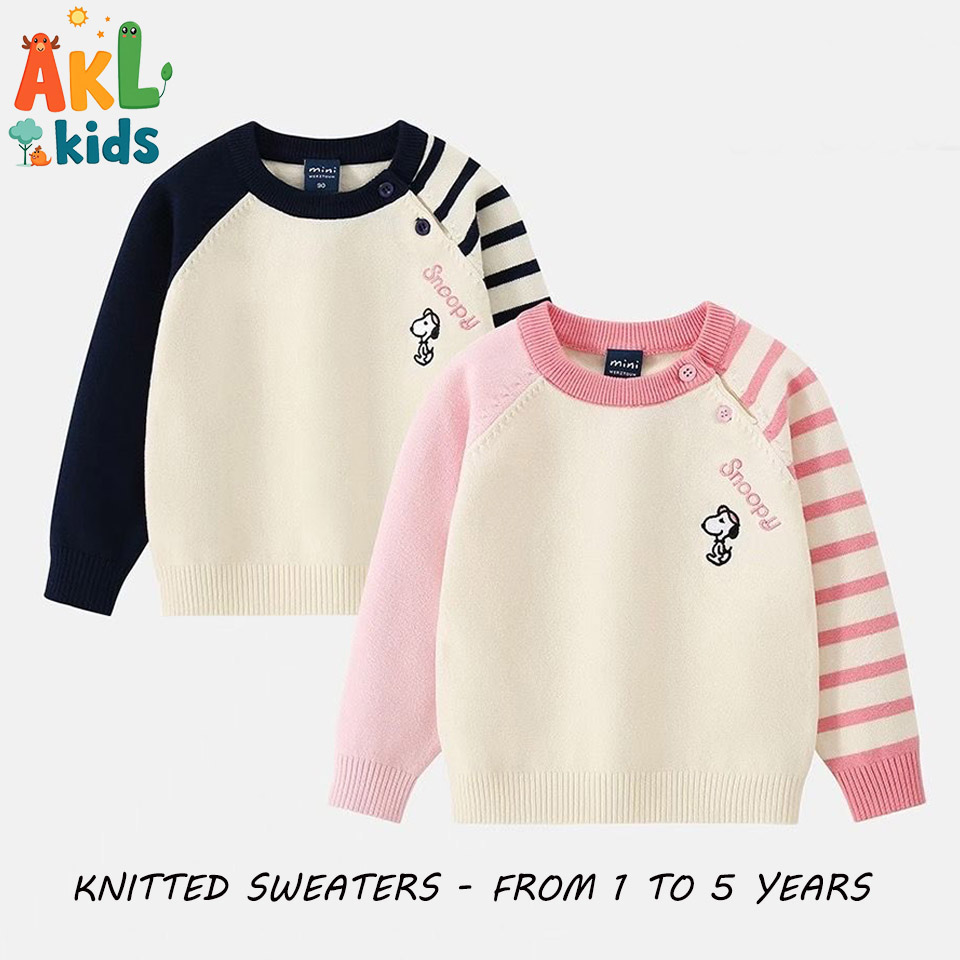 Knitted Cotton Kid's Sweater