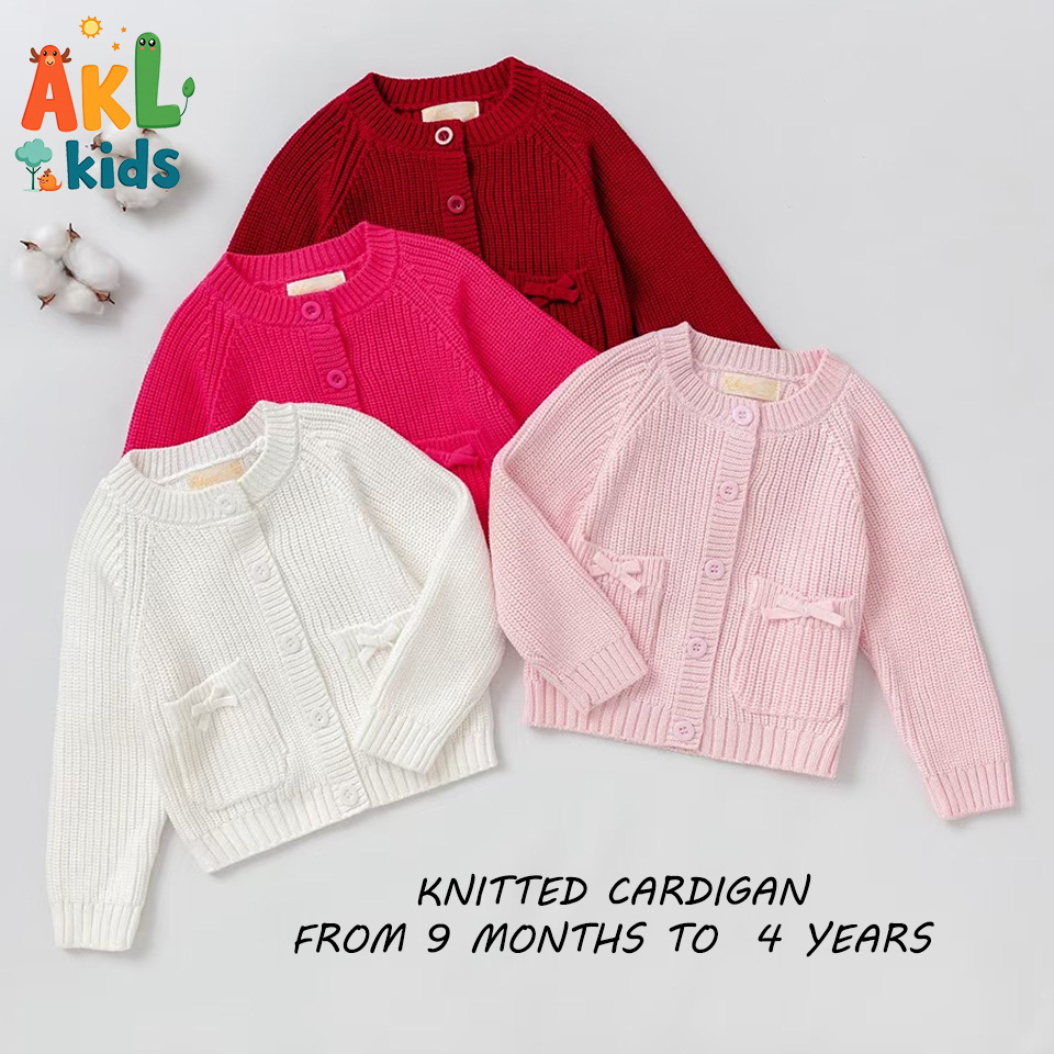 Knitted Cotton Kid's Sweater