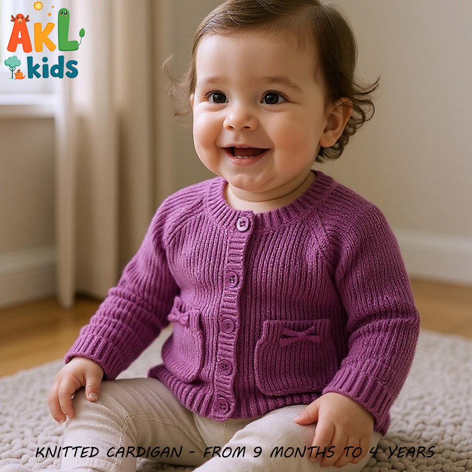 Knitted Cotton Kid's Sweater