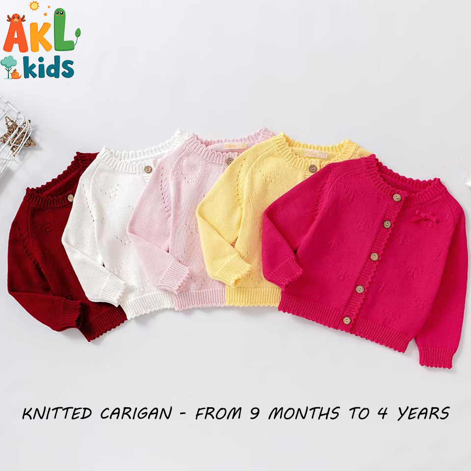 Knitted Cotton Kid's Sweater