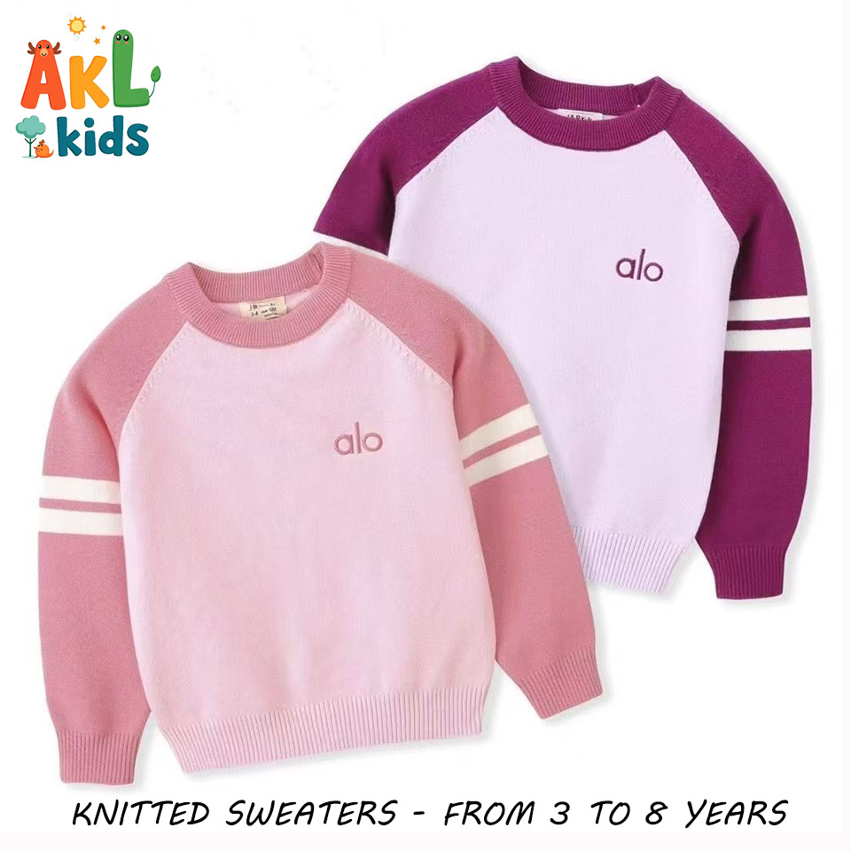 Knitted Cotton Kid's Sweater