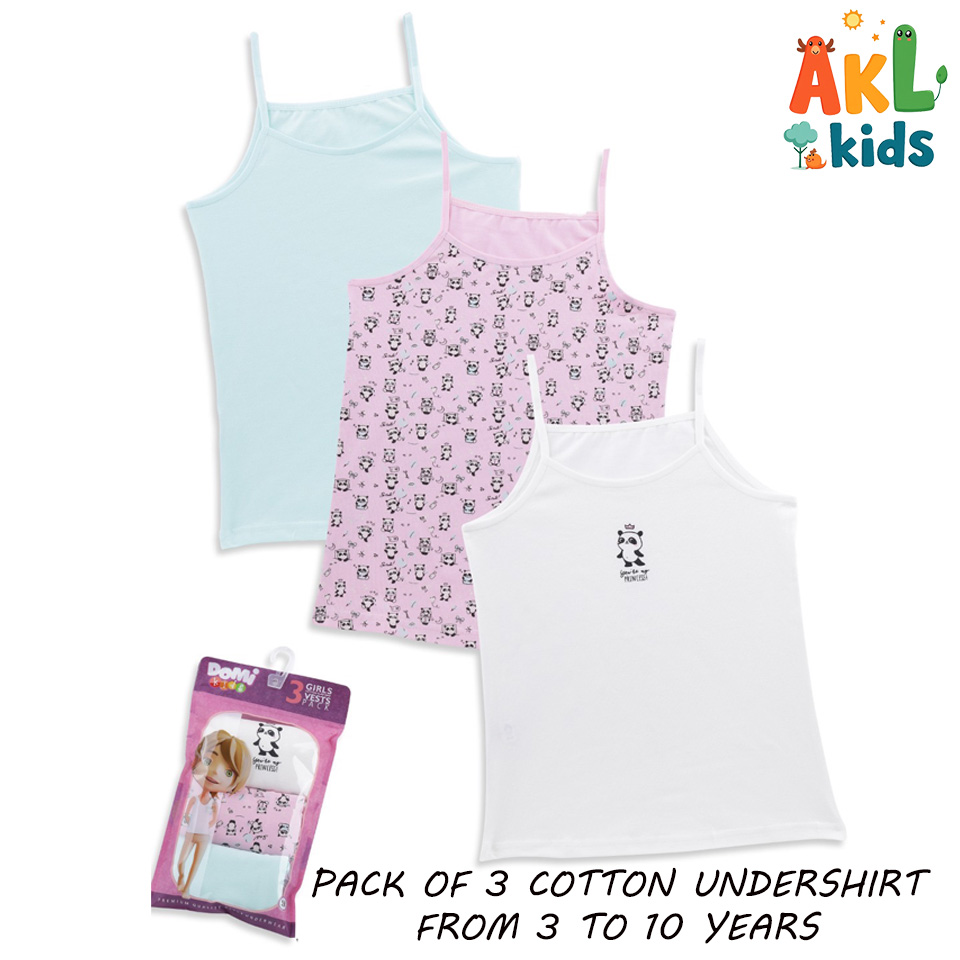 Girl Undershirt Pack of 3