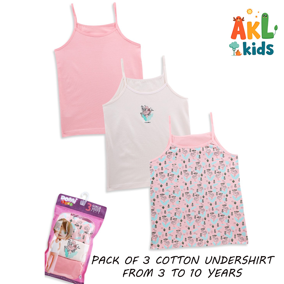 Girl Undershirt Pack of 3