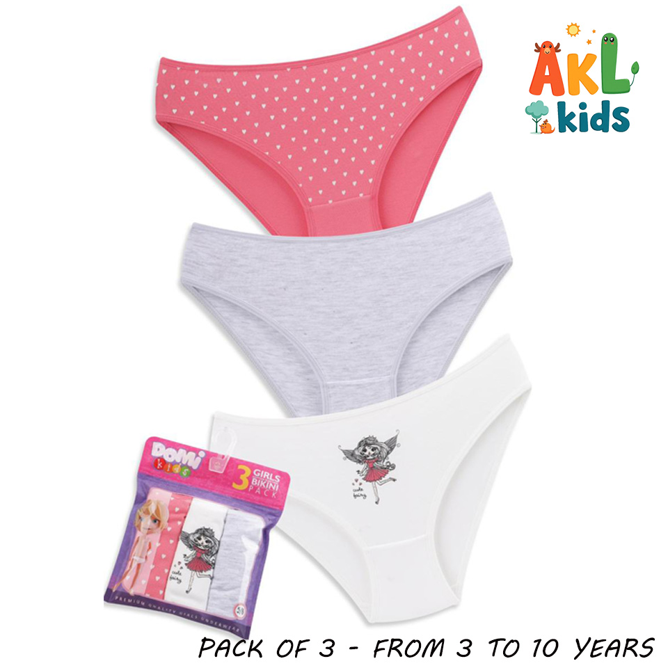 Girl Briefs pack of 3