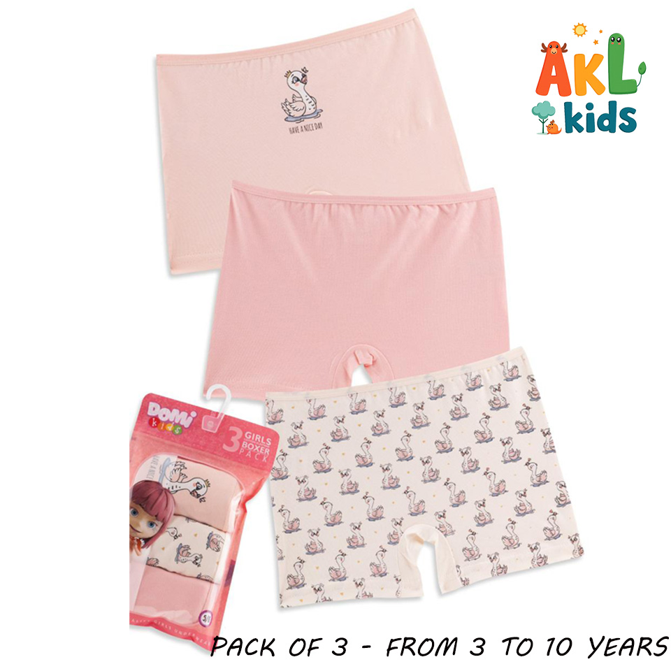 Girl’s Boxer Pack of 3