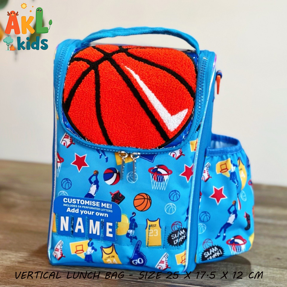 Vertical Lunch Bag Basketball