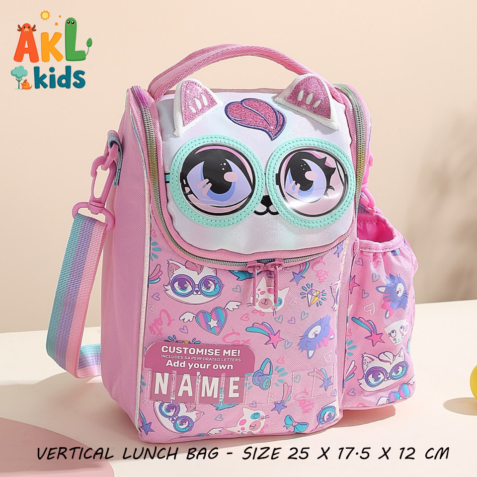 Vertical Lunch Bag Cat