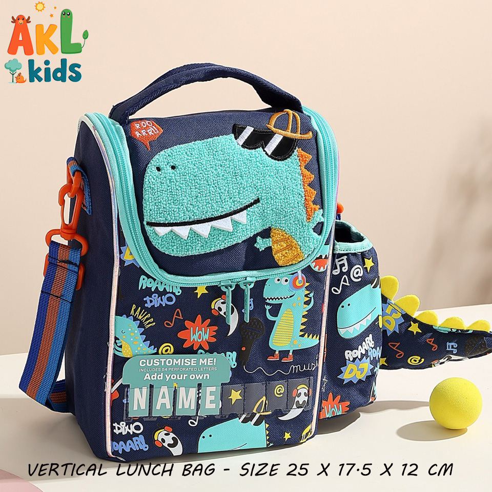 Vertical Lunch Bag Dino