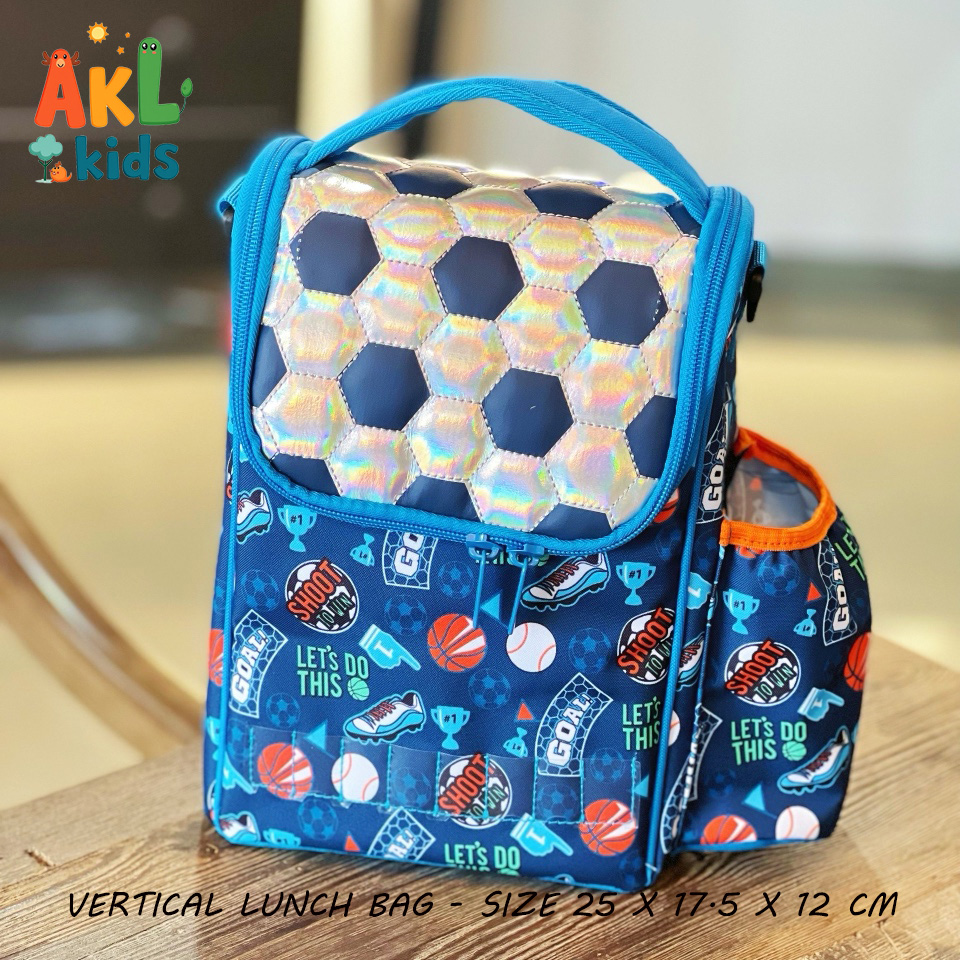 Vertical Lunch Bag Football