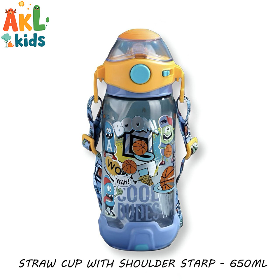 Straw Cup With Shoulder Strap Boom