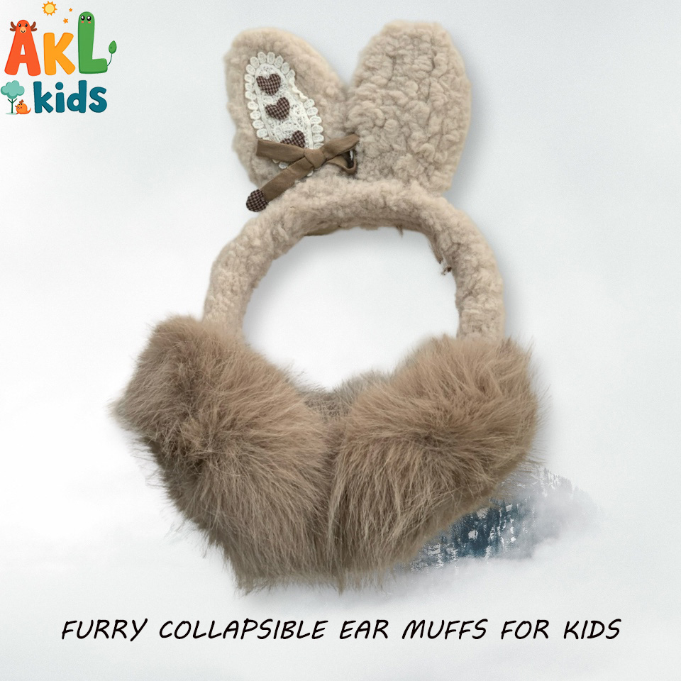 Furry Collapsible Ear Muffs for kids