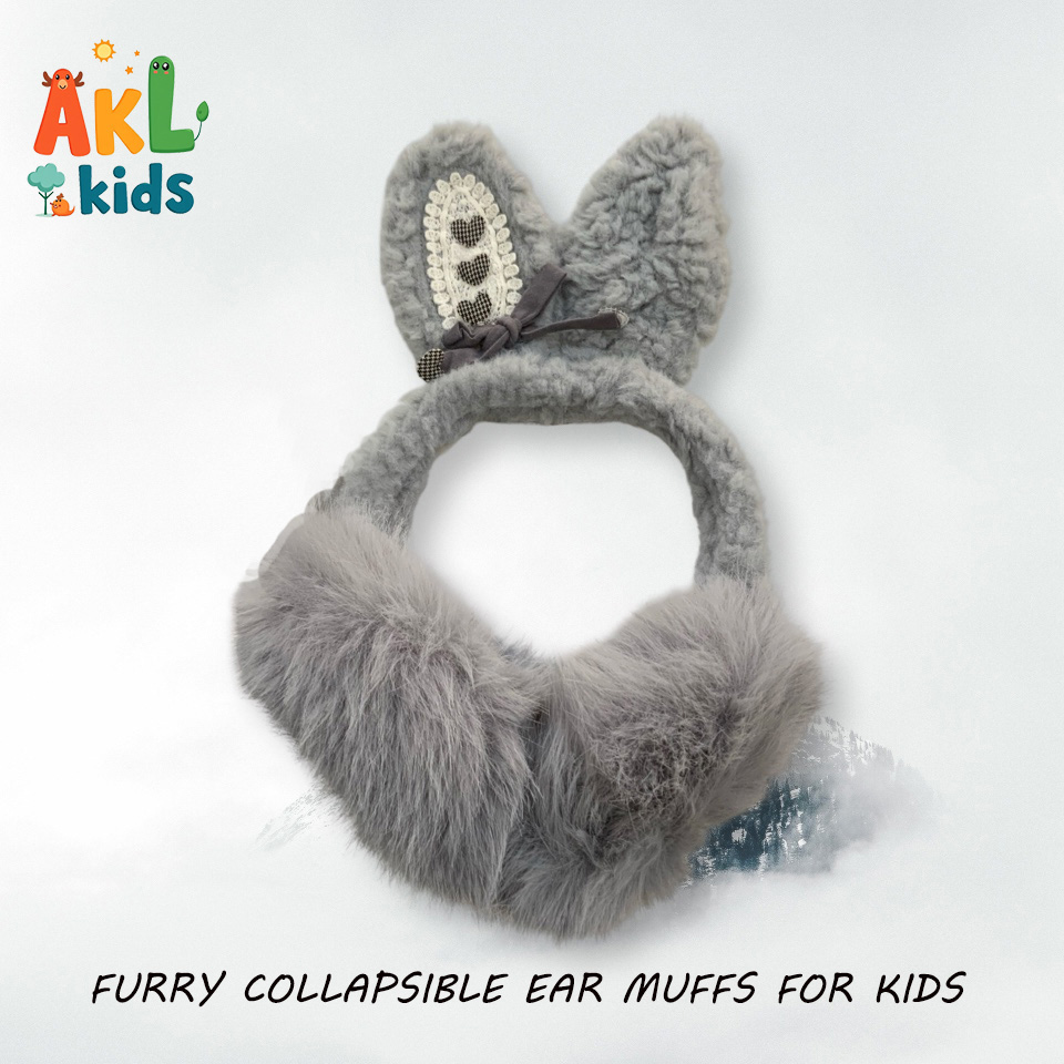 Furry Collapsible Ear Muffs for kids