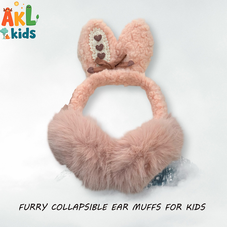 Furry Collapsible Ear Muffs for kids