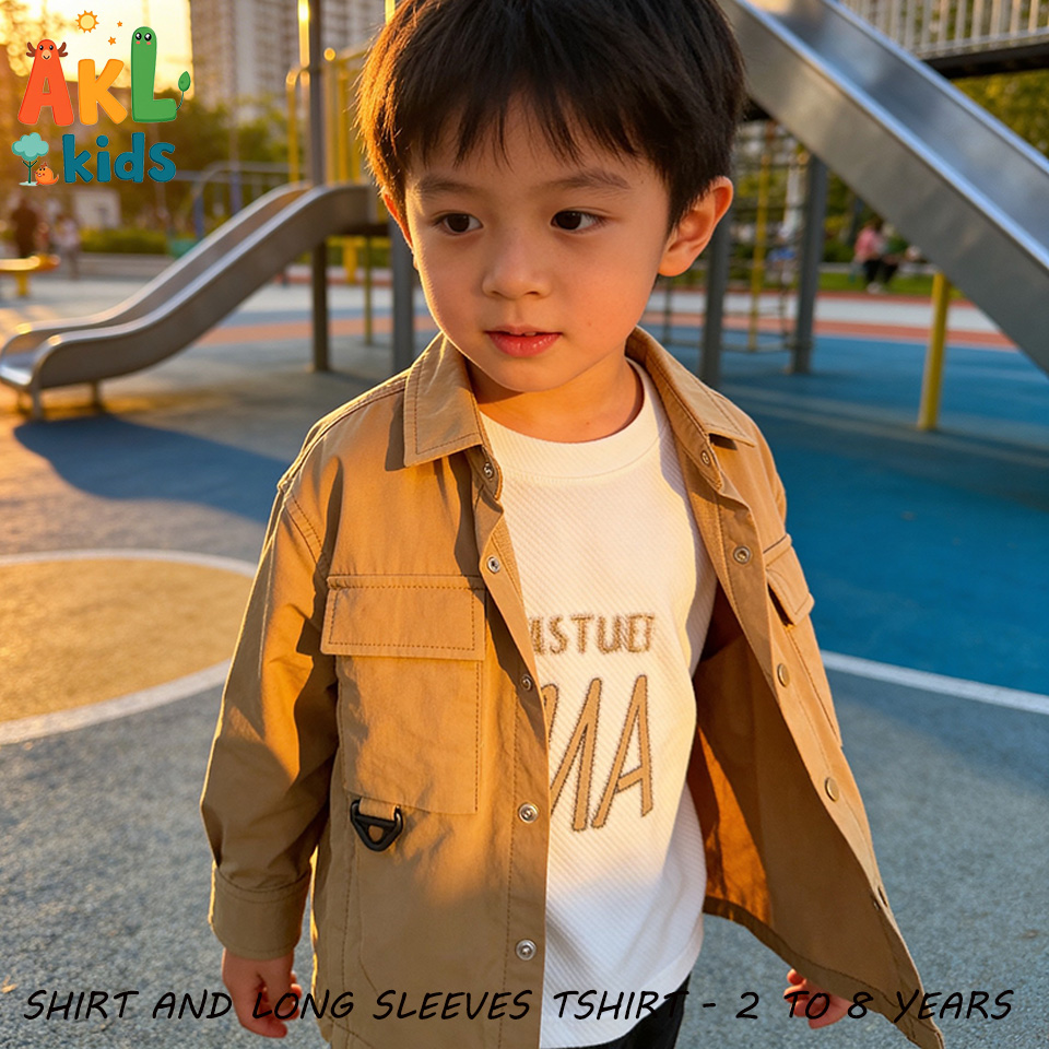 Twins Shirt and Long Sleeves Tshirt