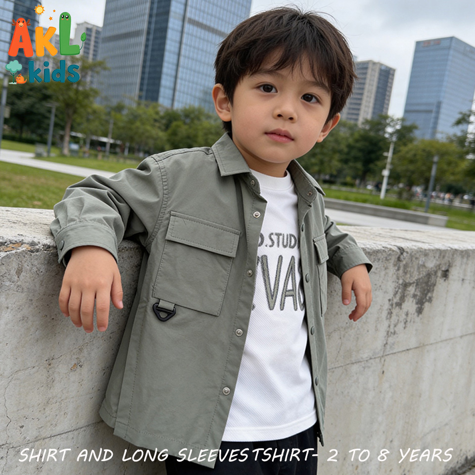 Twins Shirt and Long Sleeves Tshirt