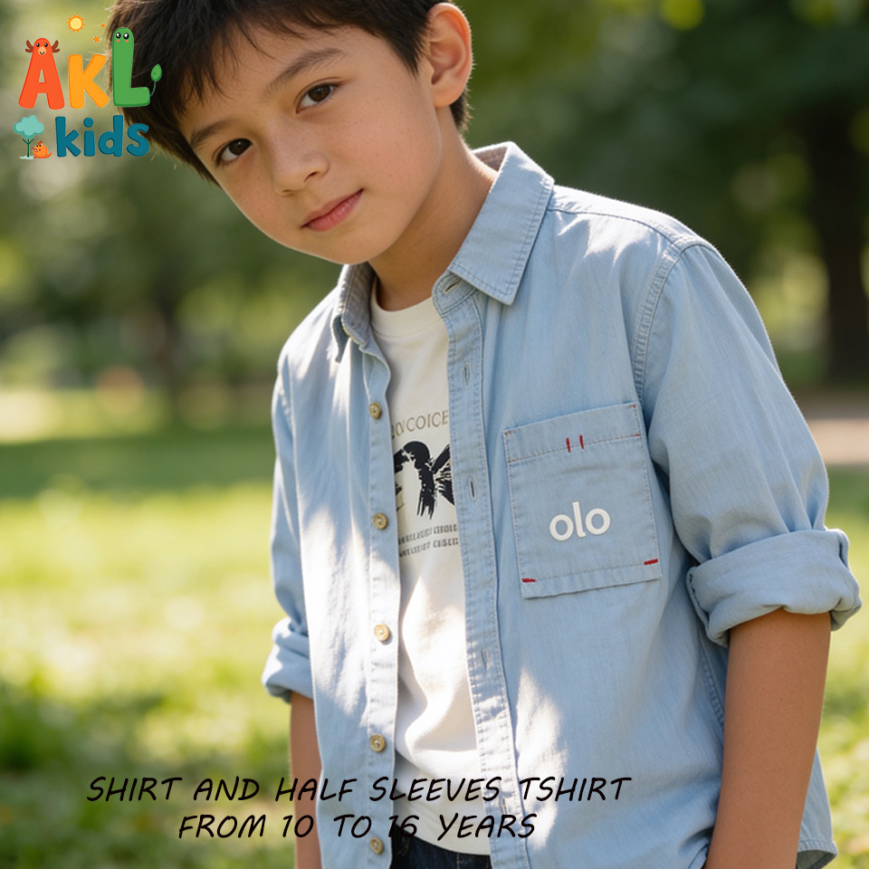 Twins Shirt and Half Sleeves Tshirt