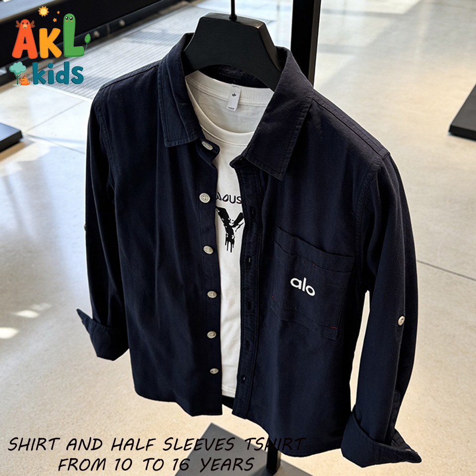 Twins Shirt and Half Sleeves Tshirt